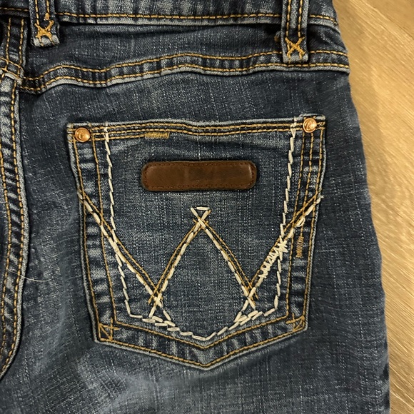 Wrangler Women's Dark Blue Boot Cut Jeans - Picture 6 of 6